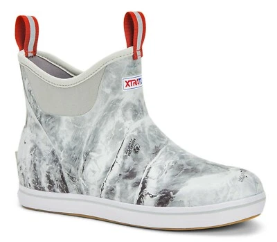 Bota de cubierta al tobillo Xtratuf de 6 pulgadas para hombre - Mossy Oak Elements Wakeform Hailstone Foto 1 de 4