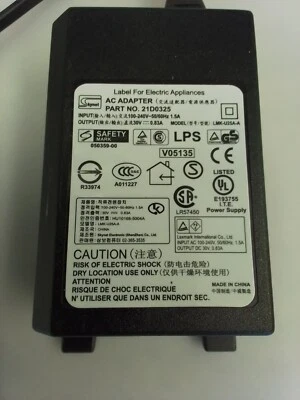 Lemark 4300 Netz Netzteil Adapter Teilenr. 21D0325 30V 0,83A sehr guter Zustand  - Bild 1 von 4