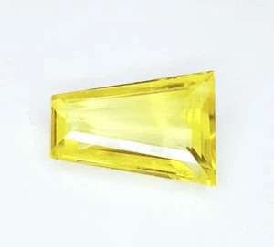 Zafiro amarillo natural 4,37 quilates piedras preciosas sueltas certificadas sin tratar gema de corte elegante - Imagen 1 de 10