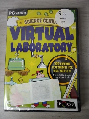 VIRTUAL LABORATORY PC CD-ROM GAME FACTORY SEALED VINTAGE RARE RETRO GAMING - Image 1 of 2
