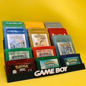 Gameboy Game Cartridge Display Stand Holder Holds 12 Games DMG GBA GBC GBASP - Picture 1 of 10