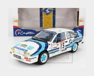 1:18 SOLIDO Alfa Romeo Alfetta Gtv6 #15 Rally Des Garrigues 1986 SL1802305 Model - Picture 1 of 2