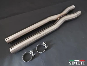 MASERATI QUATTROPORTE X-PIPE CENTRE EXHAUST RESONATOR BYPASS DELETE 07-13 M139 - Picture 1 of 4