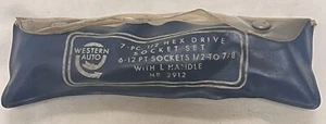 Vintage Western Auto 7 PC Socket Set, 1/2 inch Hex Drive Sockets - Bild 1 von 10