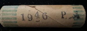 1946-P 10C BU Silber Roosevelt Groschen Rolle - 50 Münzen Bankrolle - Bild 1 von 2
