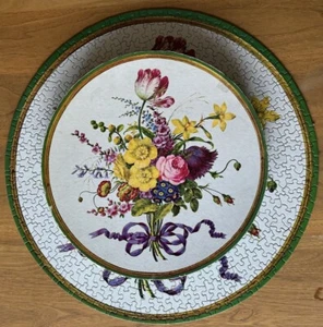 SPRINGBOK vintage BOUQUET OF FLOWERS round puzzle 1965 500 pieces COMPLETE - Picture 1 of 13