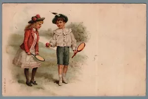 CR1935 Cartoline augurali: Bambini - viagg. 1911 - Imagen 1 de 1