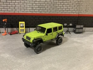 2013 Jeep Wrangler Lifted 4x4 Truck 1/64 Diecast Custom Off Road 4WD Raised Up - Picture 1 of 13