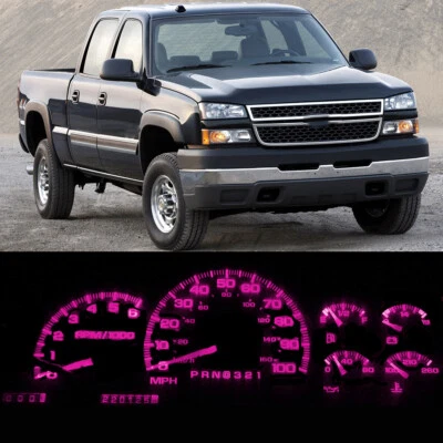 Cuadro de instrumentos LED rosa/púrpura para camioneta Chevy GMC 99-02 Silverado Foto 1 de 3