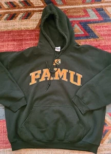 Vintage RARE Florida A&M University FAMU rattlers hoodie XL reverse weave HBCU - Picture 1 of 8
