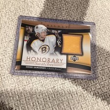 2005-06 Upper Deck Trilogy Honorary Swatches Sergei Samsonov #HS-SV