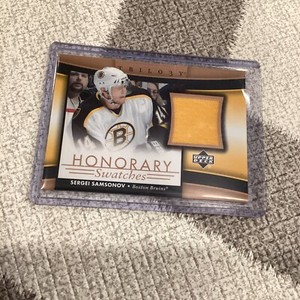 2005-06 Upper Deck Trilogy Honorary Swatches Sergei Samsonov #HS-SV