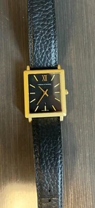 Larsson & Jennings Unisex Brown Leather Analog Black Dial Quartz Watch KS398 - Picture 1 of 6