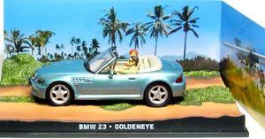 BMW Z3 Goldeneye 007 James Bond 1:43 Diecast Car + Magazine - Picture 1 of 5