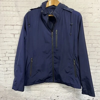 Chaqueta cortavientos Tumi T-Tech resistente al agua Softshell azul marino para hombre XL Foto 1 de 4