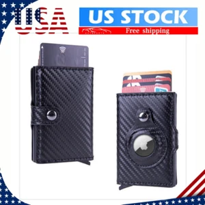 Geldbörse für Herren mit AirTag Halter Slim Minimalistisch RFID Schutz Smart Wallet - Bild 1 von 7
