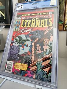 Eternals #4 CGC 9.2 White Pages Jack Kirby Cover & Art Marvel Comics 1976