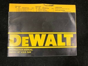 Las mejores ofertas en Manuales y guías de herramientas DEWALT | eBay