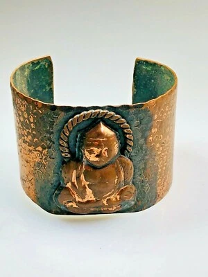 Латунный браслет с Буддой - Изображение 1 из 3