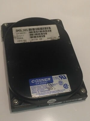 CONNER CP30251 250MB IDE HARD DISC CVW11 H22122                      aa4cd2 - Image 1 of 2