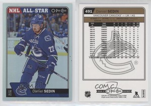 2016-17 O-Pee-Chee Rainbow Foil Daniel Sedin #491 HOF