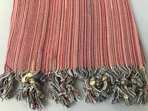 Ponpon Bolero Turkish Peshtemal100%CottonHammam Beach Authentic Towel USA SELLER - Picture 1 of 2
