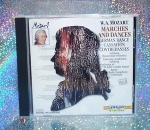 (2-1138) "W.A. MOZART: MARCHES AND DANCES, VOL. 8" CD / PRE-HEARD / 1990 - Picture 1 of 9