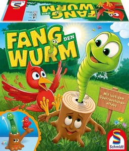 Schmidt Spiele 40638 Fang den Wurm Kinderspiel 3D Actionspiel Gesellschaftsspiel - Bild 1 von 7