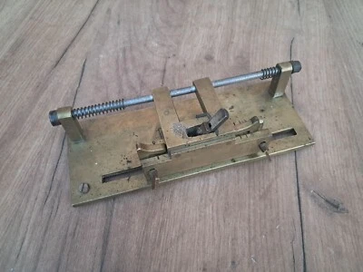 MÁQUINA RANURADORA OBOE EXCELENTE LATÓN Y ACERO Foto 1 de 4