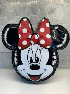 LOUNGEFLY Disney Minnie Mouse Balloon Die Cut Leather Convertible Backpack Macys - Picture 1 of 19