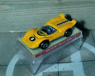 POLITOYS N Y 18 FIAT ABARTH 2000 SE 010 SCALA 1:66 MOZZAFIATO RUOTE ZERO 1970 - Immagine 1 di 4