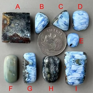 Natural Bamboo Mountain Hubei white Turquoise Cabochon/Gemstone cab Y382 - Imagen 1 de 3