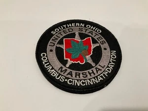 Black Gray Round USMS US Marshal Columbus Cincinnati State OHIO OH Police - Picture 1 of 1