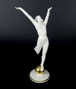 1930's Art Deco Hutschenreuther Nude "Sonnenkind" (Sun Child) Porcelain Figure - Picture 1 of 8