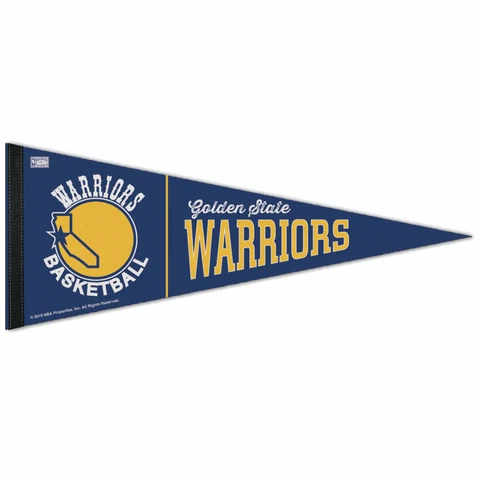 GOLDEN STATE WARRIORS HARDWOOD CLASSIC PREMIUM QUALITY PENNANT 12"X30" BANNER Cover