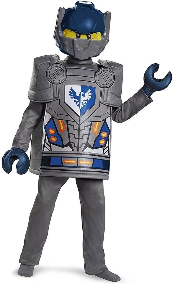 Lego Nexo Knights Boys Deluxe Halloween Costume Clay Size Small 4-6 4 6