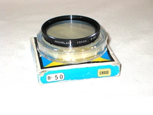 HASSELBLAD B-50 PASST HOCHGLANZ KREUZBILDSCHIRMFILTER - Bild 1 von 3