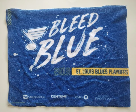 St Louis Blues 2019 Stanley Cup Rally Towel Bleed Blue Hockey NHL Fan GIFT Cover