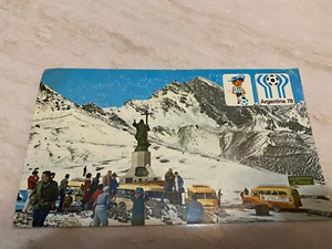 Rarissima cartolina mondiali calcio Argentina 1978 viaggiata da collezione - Imagen 1 de 4