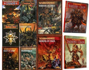 Chaos, Warriors, Beastmen, Daemons Warhammer Army Books, various select - OOP - Picture 1 of 30