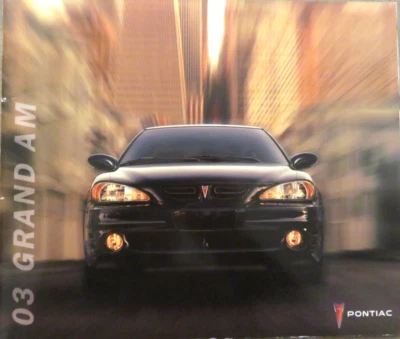 Pontiac Grand Am USA 2003 folleto folleto, 30 páginas Foto 1 de 4