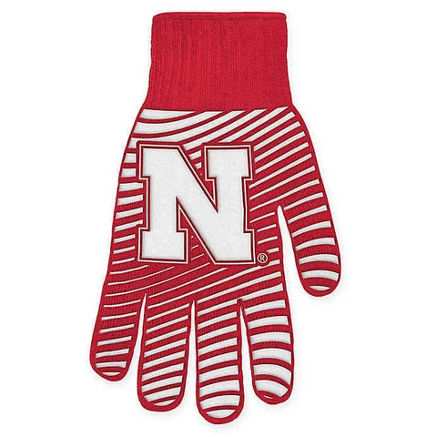 Nebraska Cornhuskers BBQ Oven Glove, NCAA Tailgating Cover
