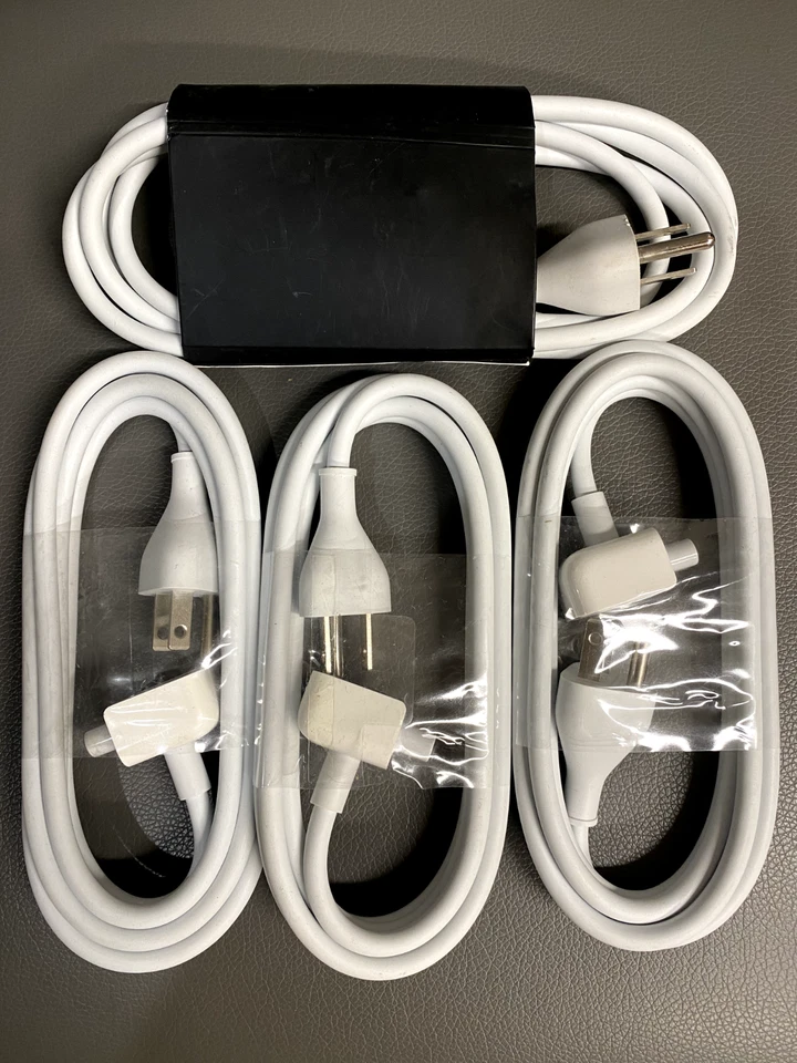 1 x Authentic New Apple Macbook Power Adapter Charger Extension Cord Cable 6 Ft - Image 1 of 1