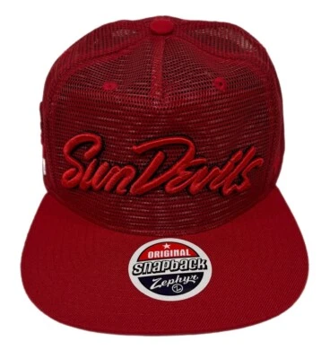 Zephyr Arizona State Sun Devils “Trucked" 5 Panel Flat Bill SnapBack Hat NWT - Image 1 of 4