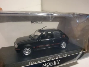 1/43 PEUGEOT 205 GTI 1.9 , 1992 IN BLACK. NOREV - Picture 1 of 1