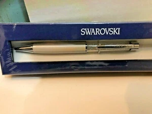 SWAROVSKI Pen White Pearl - Crystal Casing - 1053537 - New In Sealed Box - Picture 1 of 5