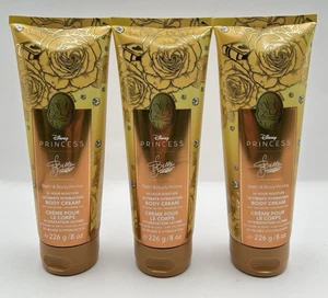 NEU Bath & Body Works Disney Belle Princess Körpercreme 3-teiliges Set volle Größe 24 Unzen - Bild 1 von 6