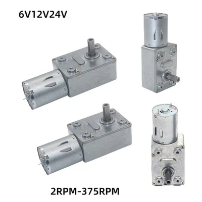 Schneckengetriebe Motor 370 (DC 6V 12V, 24V) 2RPM - 375RPM Getriebemotor - Bild 1 von 4