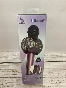 Microfono LED Bambini Iridescente Bluetooth Bling Wireless Controllo 6 Pulsanti - Foto 1 di 8