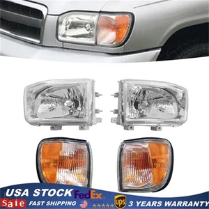 For Nissan Pathfinder 1999-2004 Pair Headlights+Corner Lights Left & Right Side - Picture 1 of 12